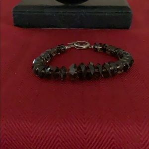 Black stone bracelet